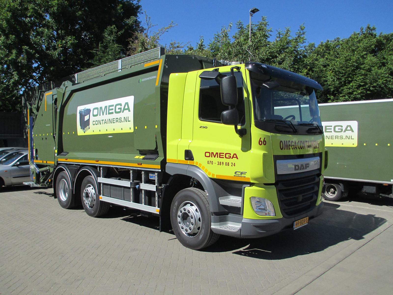 Container voor duurzaam bedrijfsafval